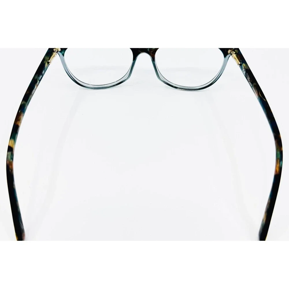 Escada Eyeglasses Womens Teal Tortoise VES A30 COL 0Z98 Italy 51-17-140
